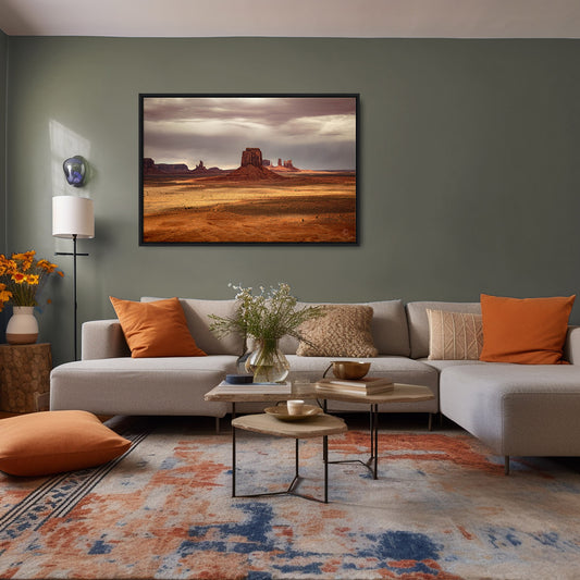 Monument Valley 04 - Gerahmte Leinwand
