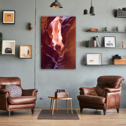 MYSTERY WAVES 02-ANTELOPE CANYON - Leinwandbild