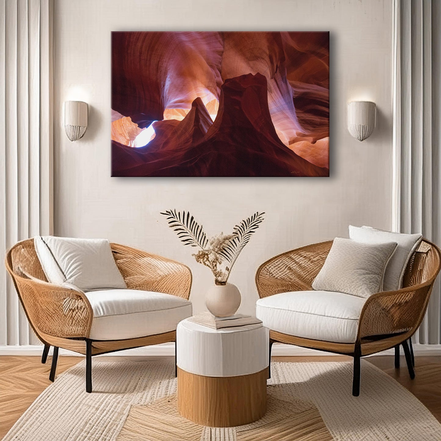 MYSTERY WAVES 04-ANTELOPE CANYON - Leinwandbild