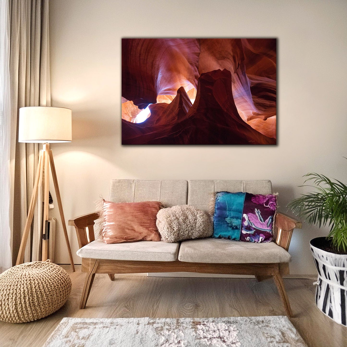 MYSTERY WAVES 04-ANTELOPE CANYON - Leinwandbild