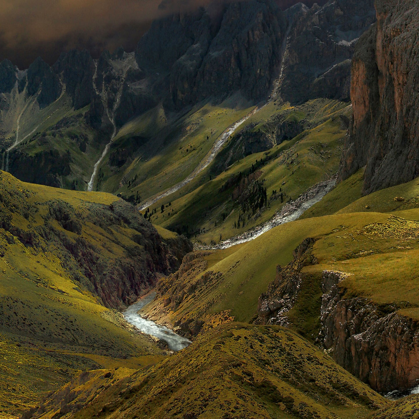 Mystery Valley-Leinwandbild